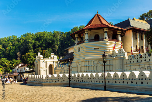 Temple of the tooth in Kandy, Sri Lanka photo