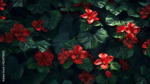 red flowers in the wind © Sawera