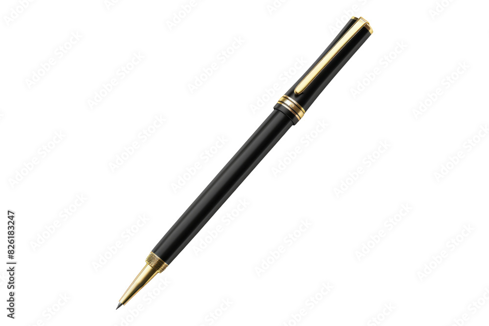 Black pen isolated on white background Black pen isolated on white background