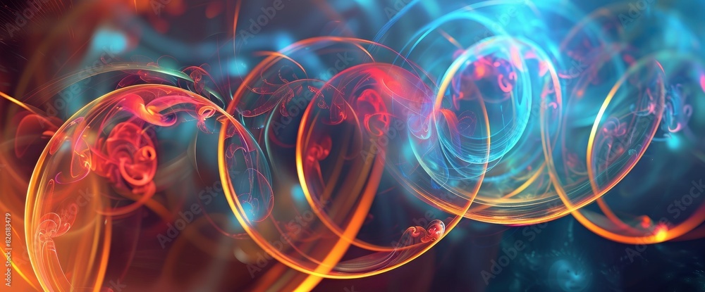 The Connection Of Love Shown As Overlapping Circles, Abstract Background Images The Connection Of Love Shown As Overlapping Circles, Abstract Background Images