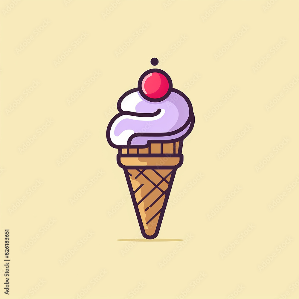 Ice_Cream_Cone_Modern_Line_Icon_Vector_Line Ice_Cream_Cone_Modern_Line_Icon_Vector_Line