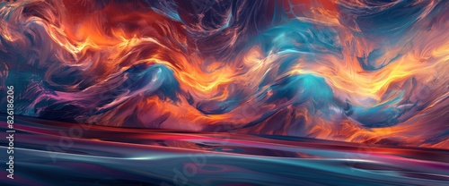 The Energy Of Love Flowing Through Abstract Rivers, Abstract Background Images