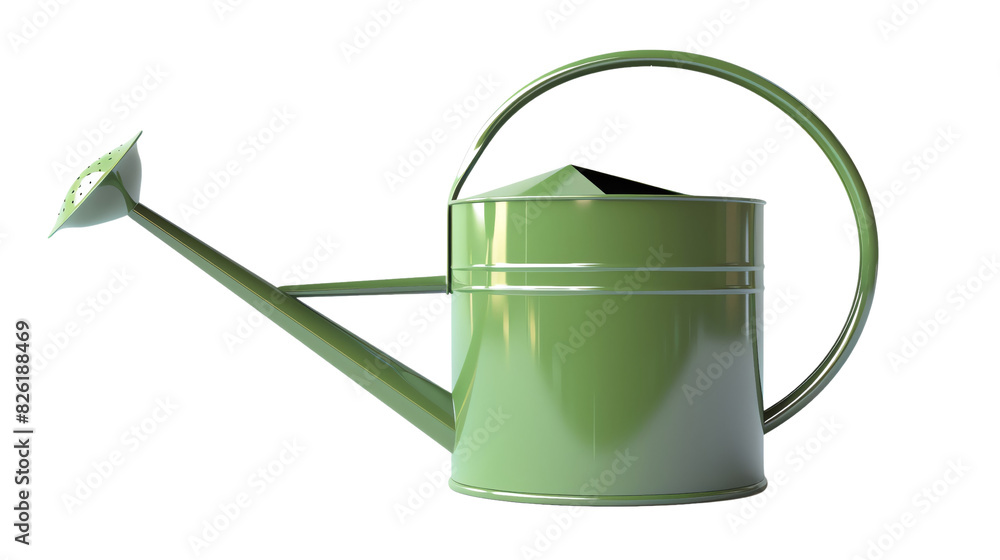 Green watering can isolated on transparent background. Perfect for garden and plant care. High-quality gardening tool for watering plants. Green watering can isolated on transparent background. Perfect for garden and plant care. High-quality gardening tool for watering plants.