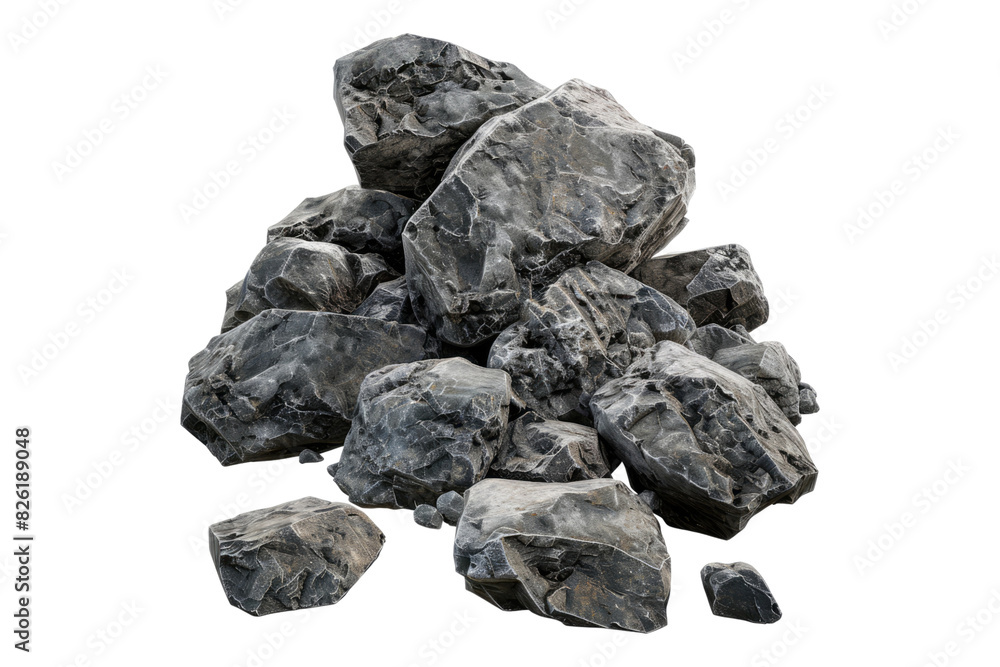Icelandic rock isolated on white background Icelandic rock isolated on white background