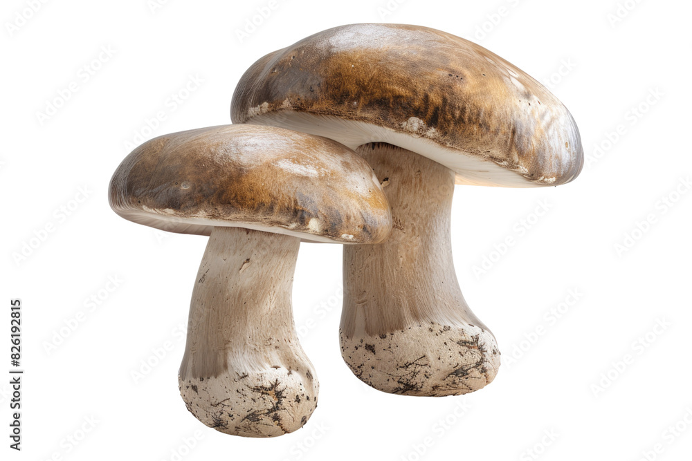 Portobello mushroom isolated on white background Portobello mushroom isolated on white background