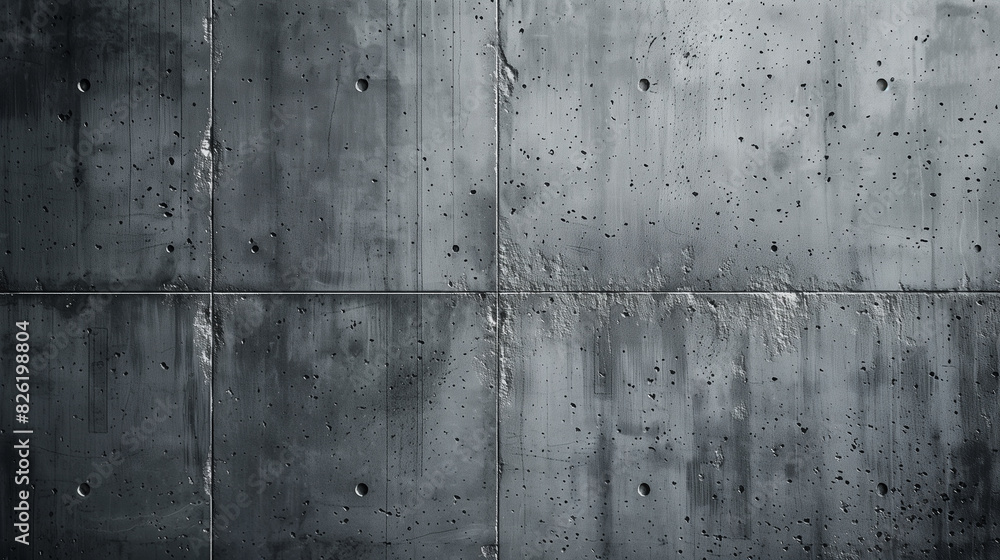 Obraz premium Minimalist Grey Concrete Wall 