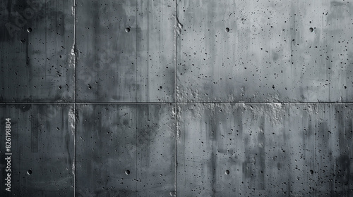 Minimalist Grey Concrete Wall 
