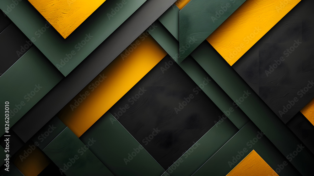 green yellow black abstract geometric presentation green yellow black abstract geometric presentation