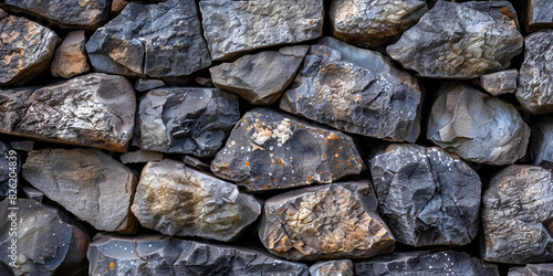 Stone background Rough Stone Abstract stone wall texture Created.