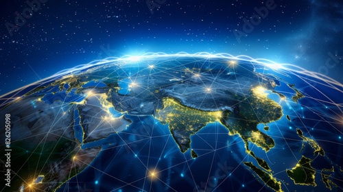 Global Digital Network Visualization