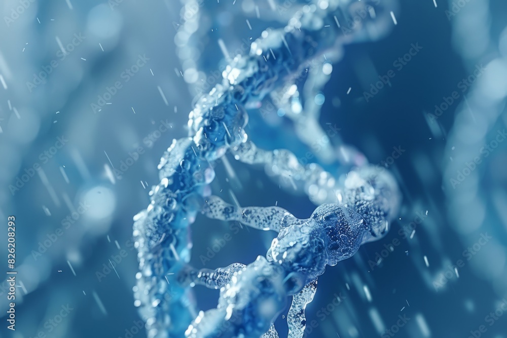 Frosty DNA model under snowflakes, merging the ideas of genetic persistence and environmental influence Frosty DNA model under snowflakes, merging the ideas of genetic persistence and environmental influence