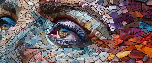 Nelove Depicted As An Intricate Mosaic, Abstract Background Images