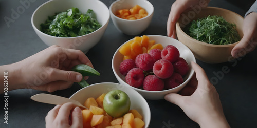 person holding bowl of vegetables