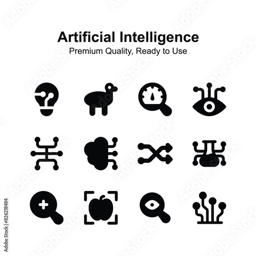 Grab this amazing icon of artificial intelligence in editable style