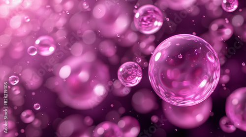 Wallpaper Mural A pink and clear ball is surrounded by pink flowers. The scene is peaceful and serene, with the water reflecting the beauty of the flowers and the ball Torontodigital.ca