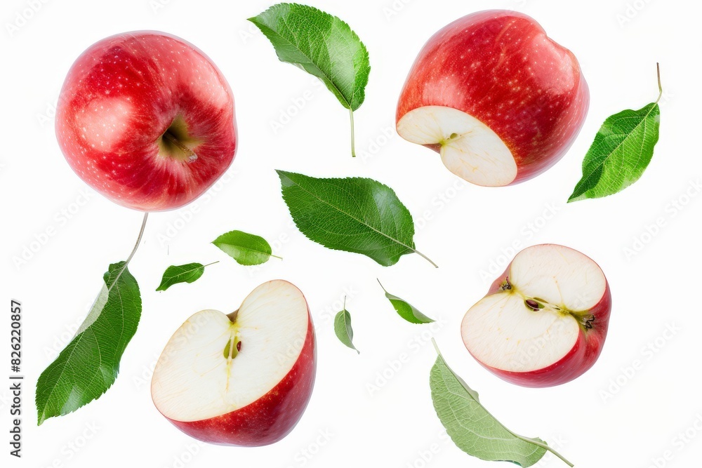 background fruit red apple isolated white background fruit red apple isolated white