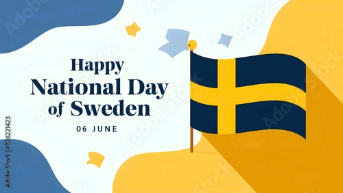 Happy National Day of Sweden photo