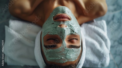 The person with face mask photo