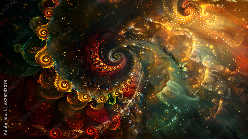 Abstract fractal. Fractal art background for creative design. Decoration for wallpaper, desktop, poster, cover booklet. Print for clothes, t-shirt, Creative illustration for design Abstract fractal. Fractal art background for creative design. Decoration for wallpaper, desktop, poster, cover booklet. Print for clothes, t-shirt, Creative illustration for design