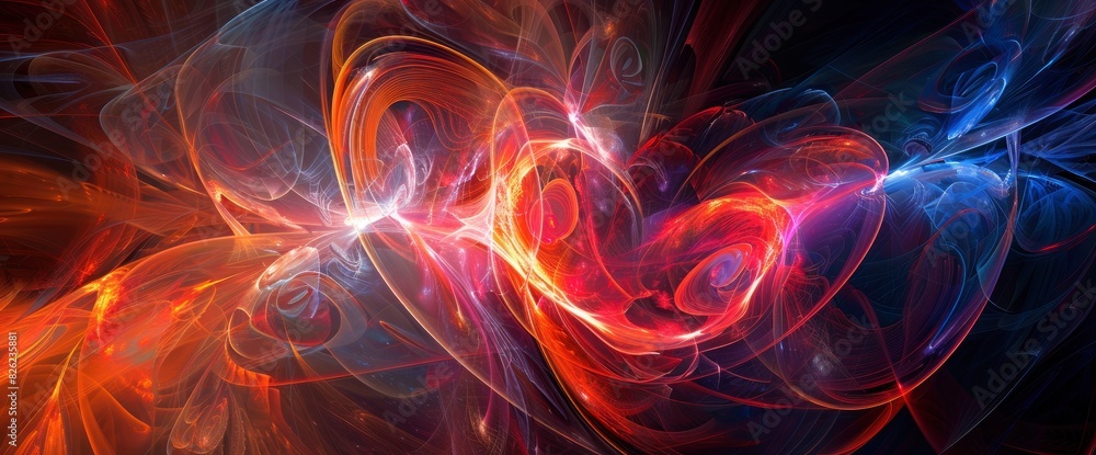Love Depicted As A Whirlwind Of Abstract Light, Abstract Background Images