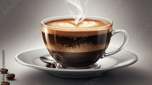 A robustly aromatic espresso, every detail exuding richness and depth