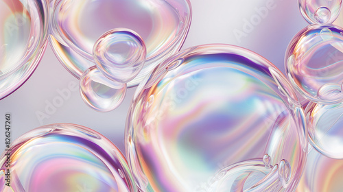 3d bubble illustration, water