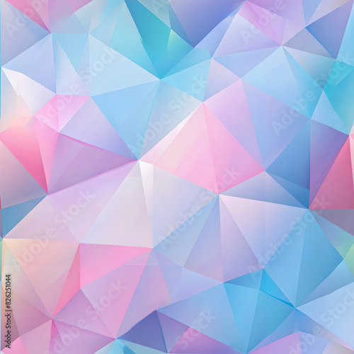 abstract irregular polygon background - triangle low poly pattern - full spectrum multi color  vector illustration