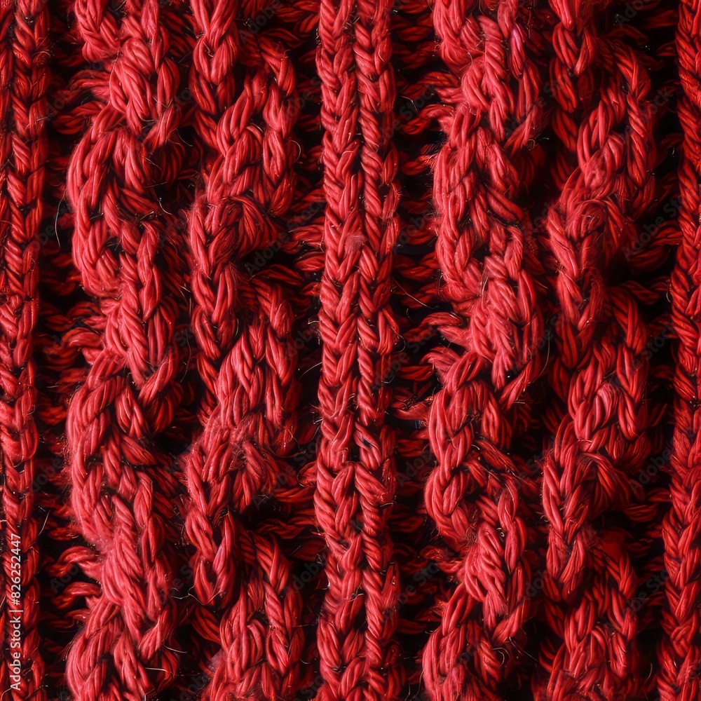 Fototapeta premium knitted sweater close-up.