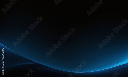 dark deep blue abstract background with smooth curved lines