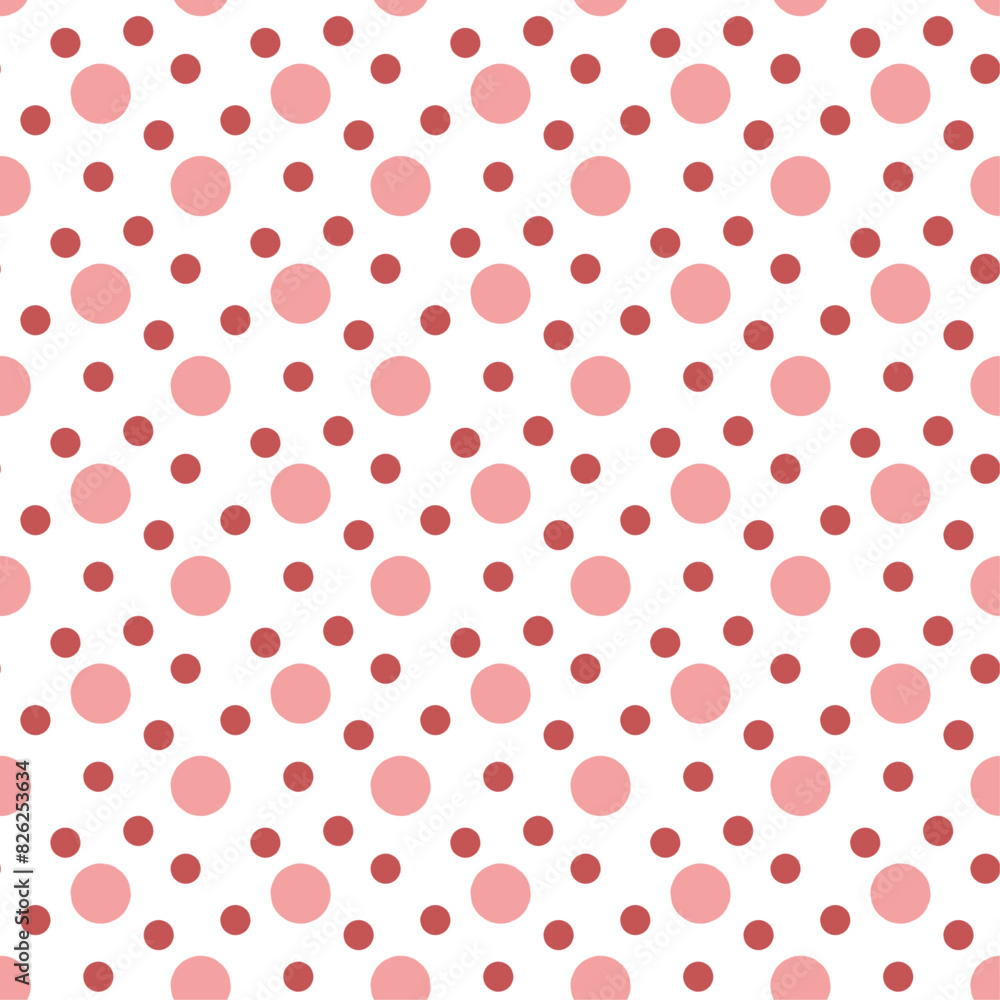 Various Size Dots Background seamless pattern. Hand drawn spots. Confetti seamless vector pattern. Seamless Dots Pattern on White Background. Decorative print for wallpaper, wrapping, pajama, linen Various Size Dots Background seamless pattern. Hand drawn spots. Confetti seamless vector pattern. Seamless Dots Pattern on White Background. Decorative print for wallpaper, wrapping, pajama, linen