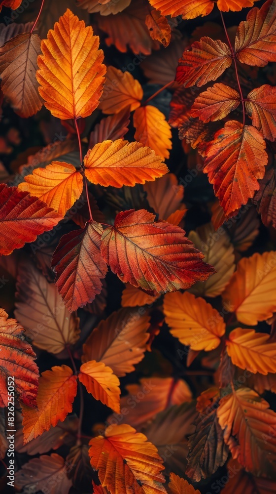 Fototapeta premium autumn leaves background.