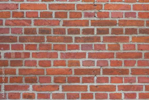 Old red brick wall  mur   ciana z czerwonej ceg  y 