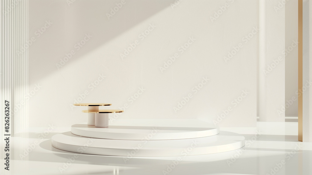 Chic Podiums for Product Display on a white Canvas Chic Podiums for Product Display on a white Canvas