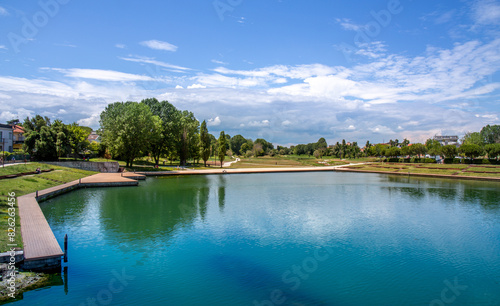 Rimini urban park landscape Parco Marecchia photo