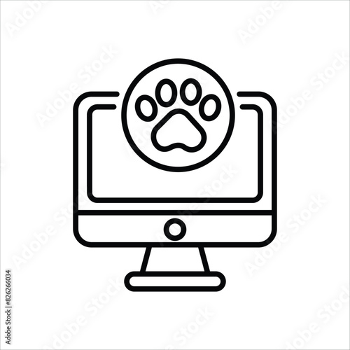 Veterinary vector icon
