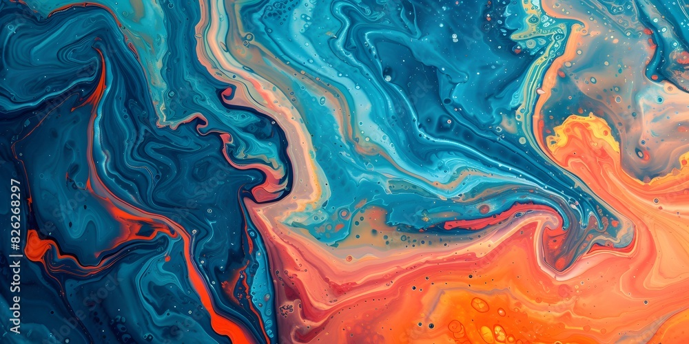Abstract Swirl of Color background Abstract Swirl of Color background