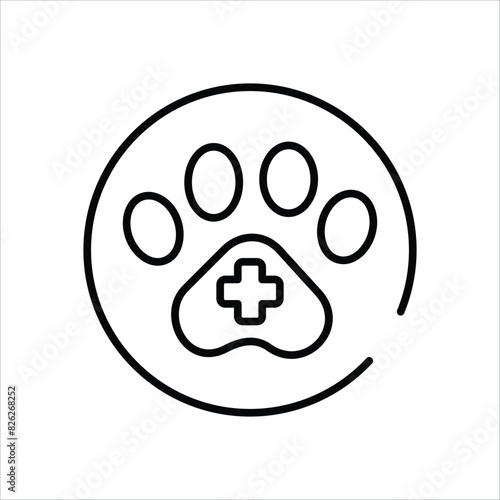 Veterinary vector icon