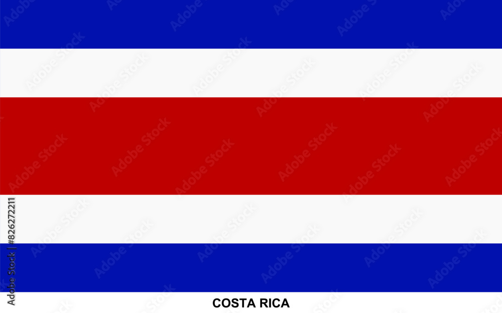 Flag of COSTA RICA, COSTA RICA national flag Flag of COSTA RICA, COSTA RICA national flag