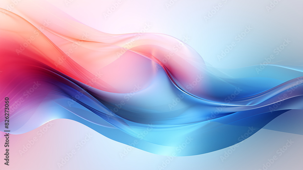 Abstract Red and Blue Gradient Wave Abstract Red and Blue Gradient Wave