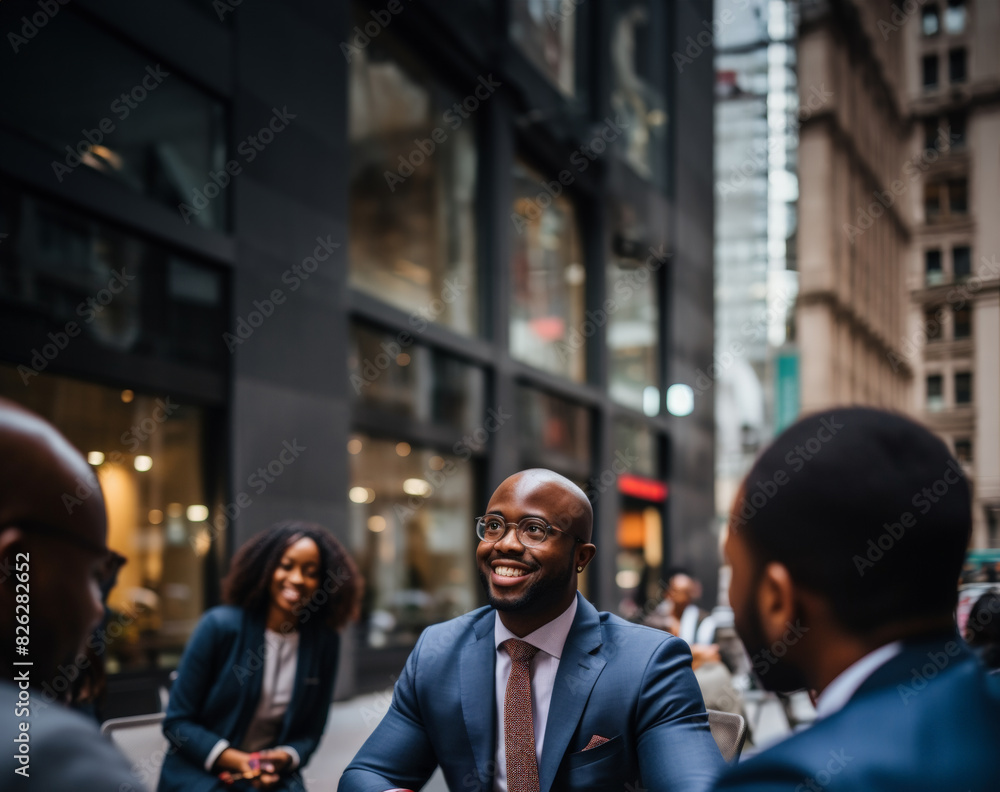 Business Meeting in Manhattan Business Meeting in Manhattan
