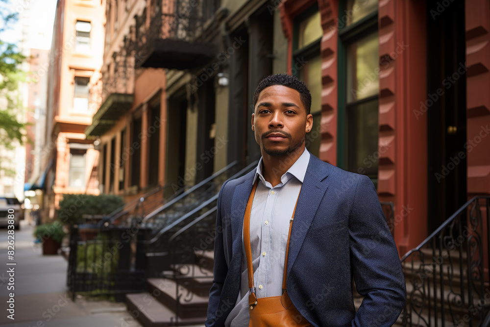 Businessman in Manhattan, NYC