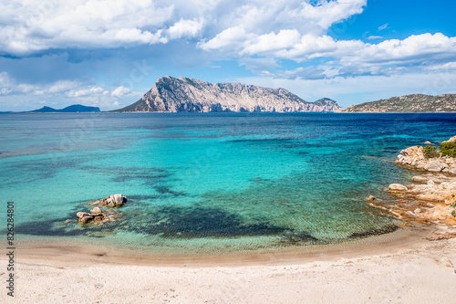 Spiaggia Cala Pipara, Capo Coda Cavallo, Province of Olbia-Tempio, Sardinia, Italy.