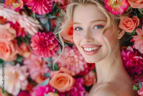 Woman (Bride) among the Flowers © Juli Soho