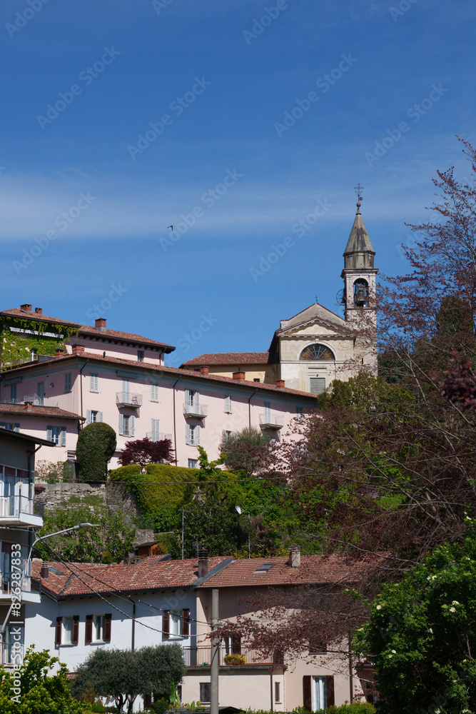 View of Tavernerio, Como province, Italy