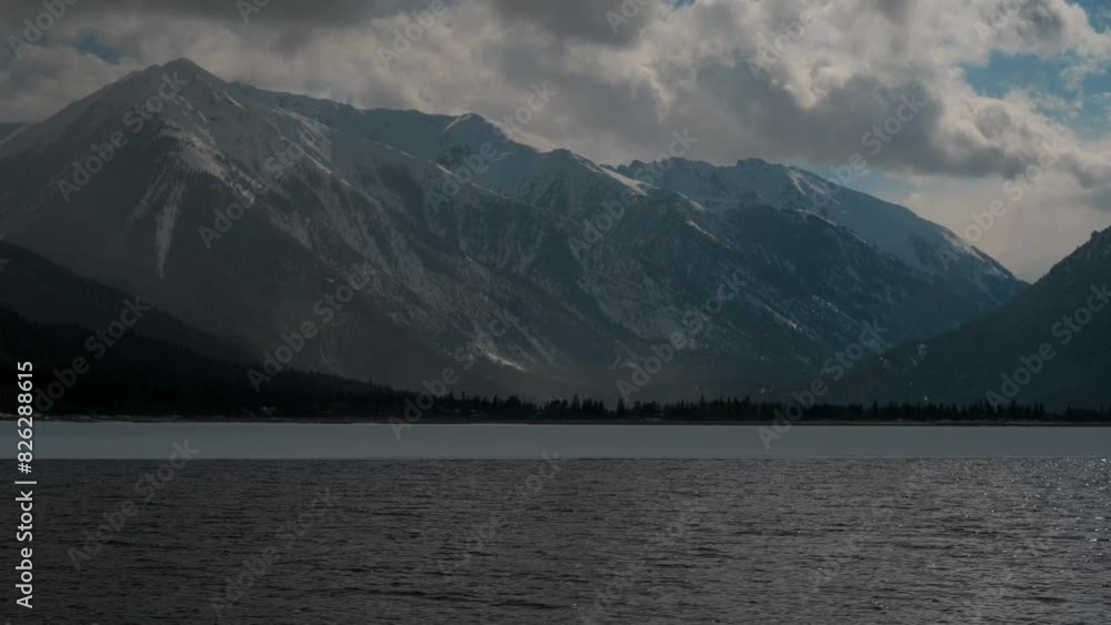 Snowy landscape of Twin Lakes, Colorado, featuring majestic mountains and a cloudy sky, perfect for relaxation and meditation. Snowy landscape of Twin Lakes, Colorado, featuring majestic mountains and a cloudy sky, perfect for relaxation and meditation.