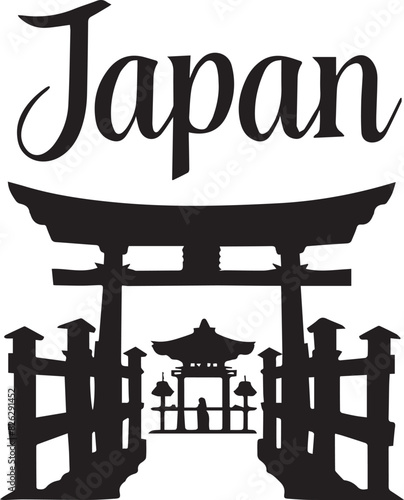 Japan Tori Date Vector Illustration