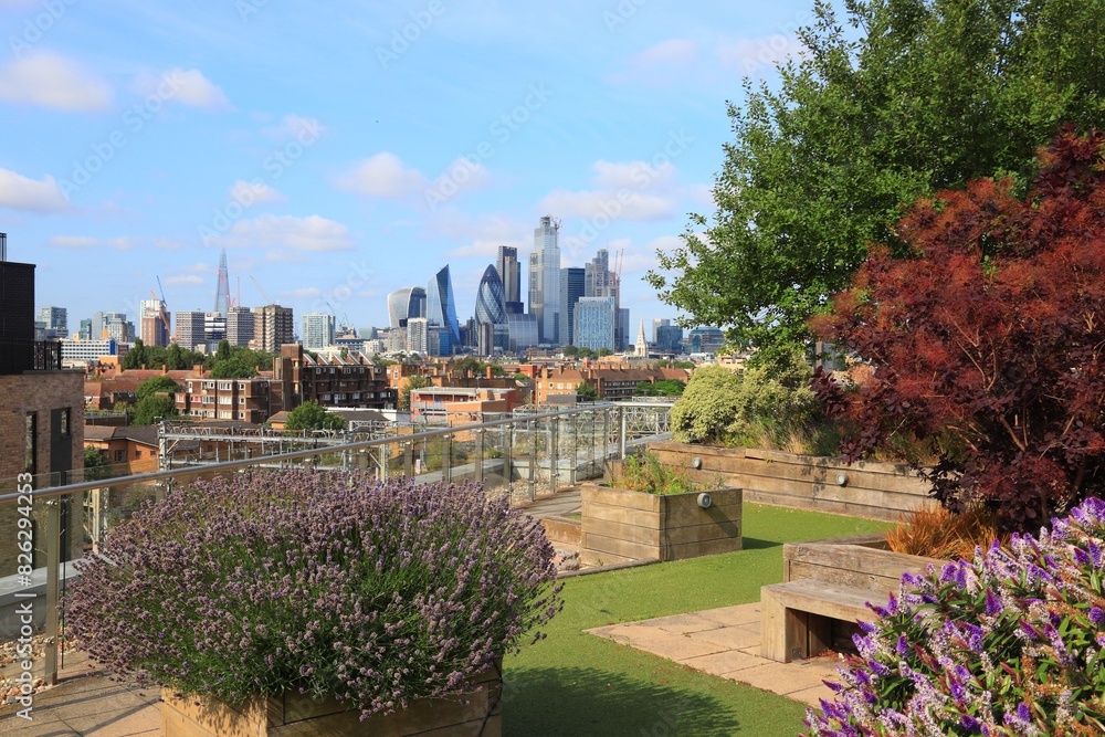 City of London rooftop garden