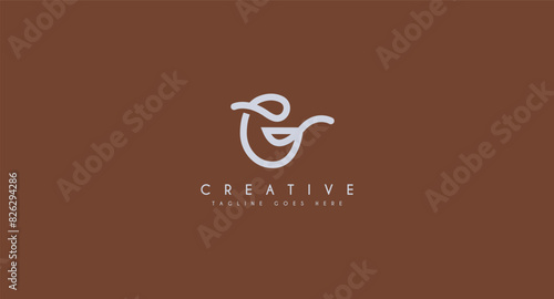 Coffee Bean Cup Mug with Smoke for Cafe Shop Bar Barista logo design