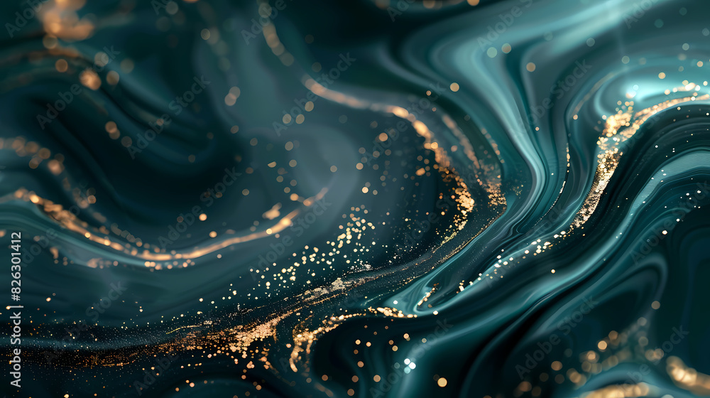Cyan and gold abstract background Cyan and gold abstract background