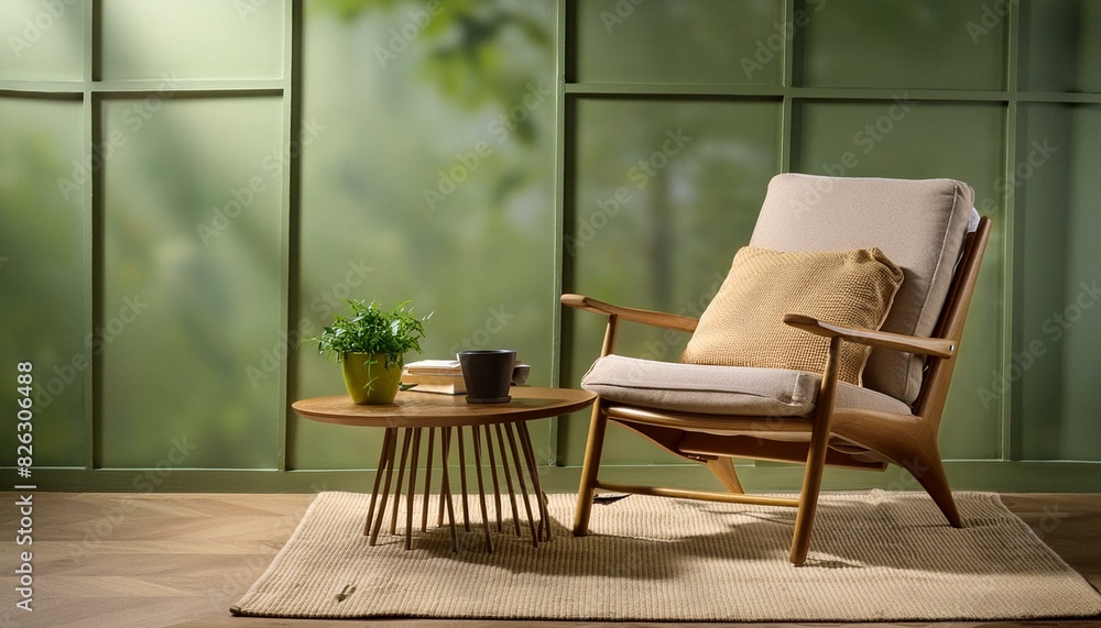 Modern Interior Design: 3D Render wi Modern Interior Design: 3D Render wi